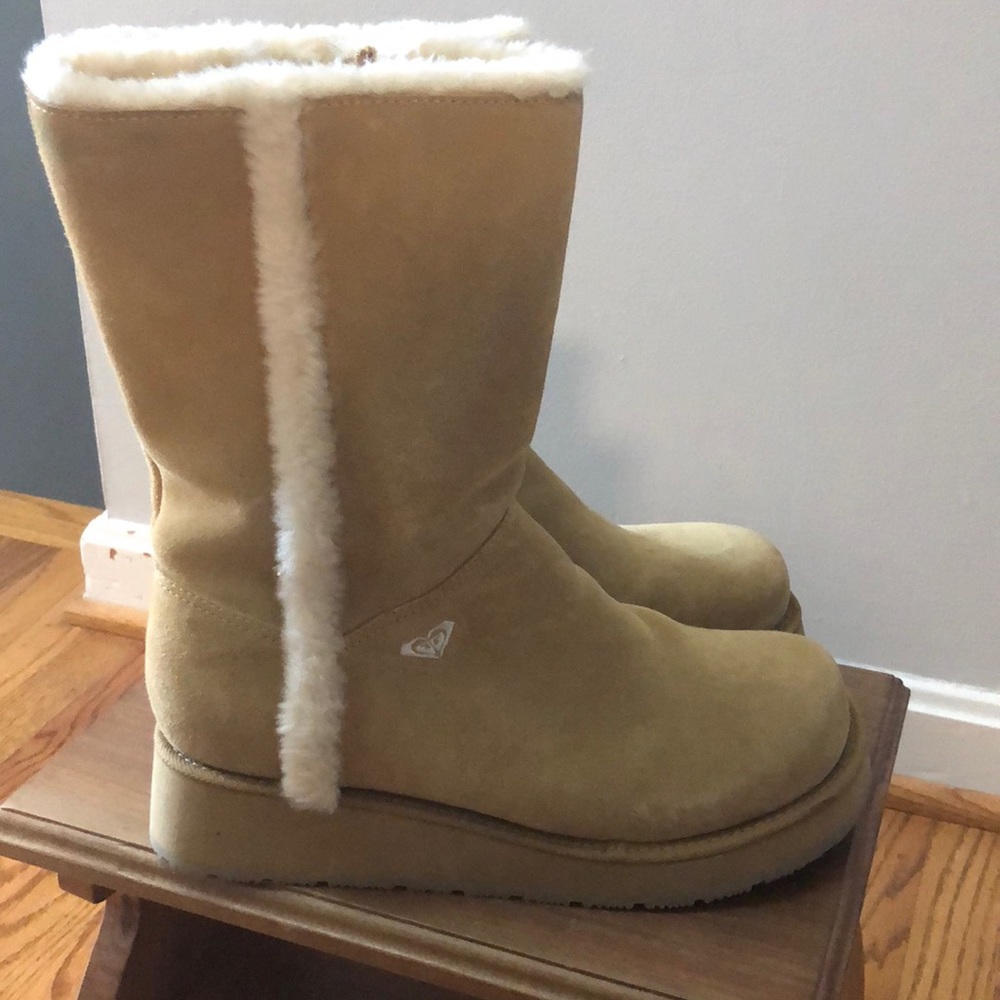 Y2K Roxy Tan and Cream Women's Boots